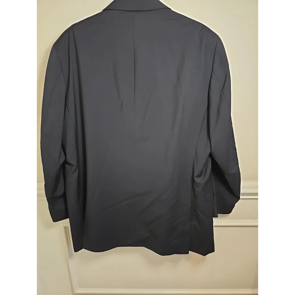 Neiman Marcus Men's‎ Napoli 999 Sport Coat/Jacket/100% Wool, Black 48R LS Italy